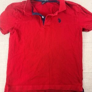 U.S. Polo Assn. Kids Red Polo Shirt